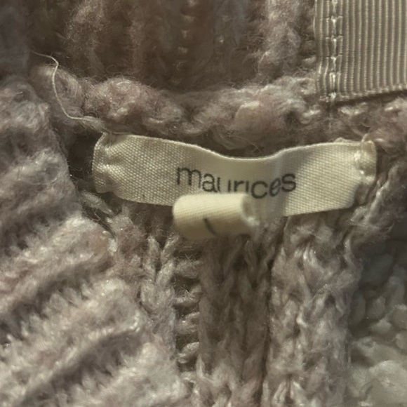 Pastel Purple Maurice’s Tie Back/Open Back Sweater - Picture 5 of 6